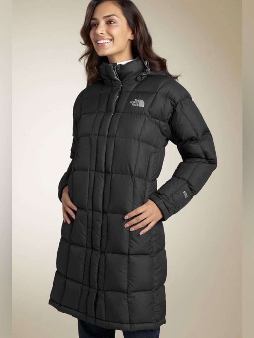 The North Face Womens Black Metropolis Parka Long Puffer Coat Retired 600 down S